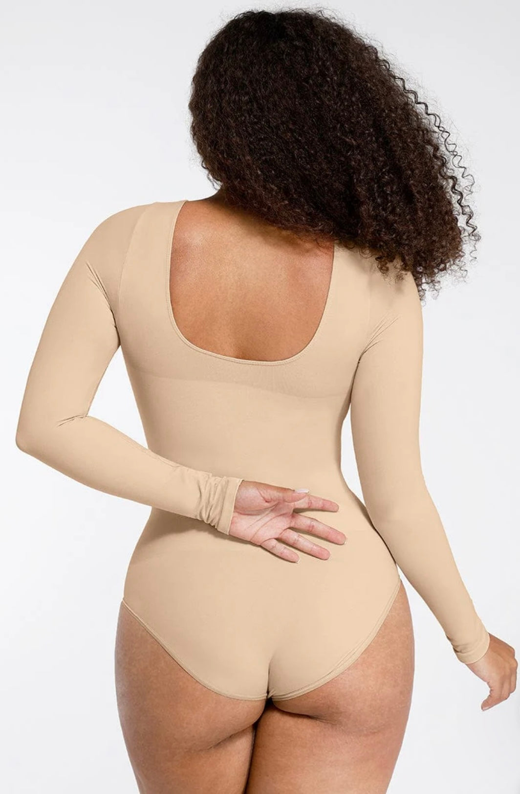 THE BELLA BODYSUIT - BEIGE