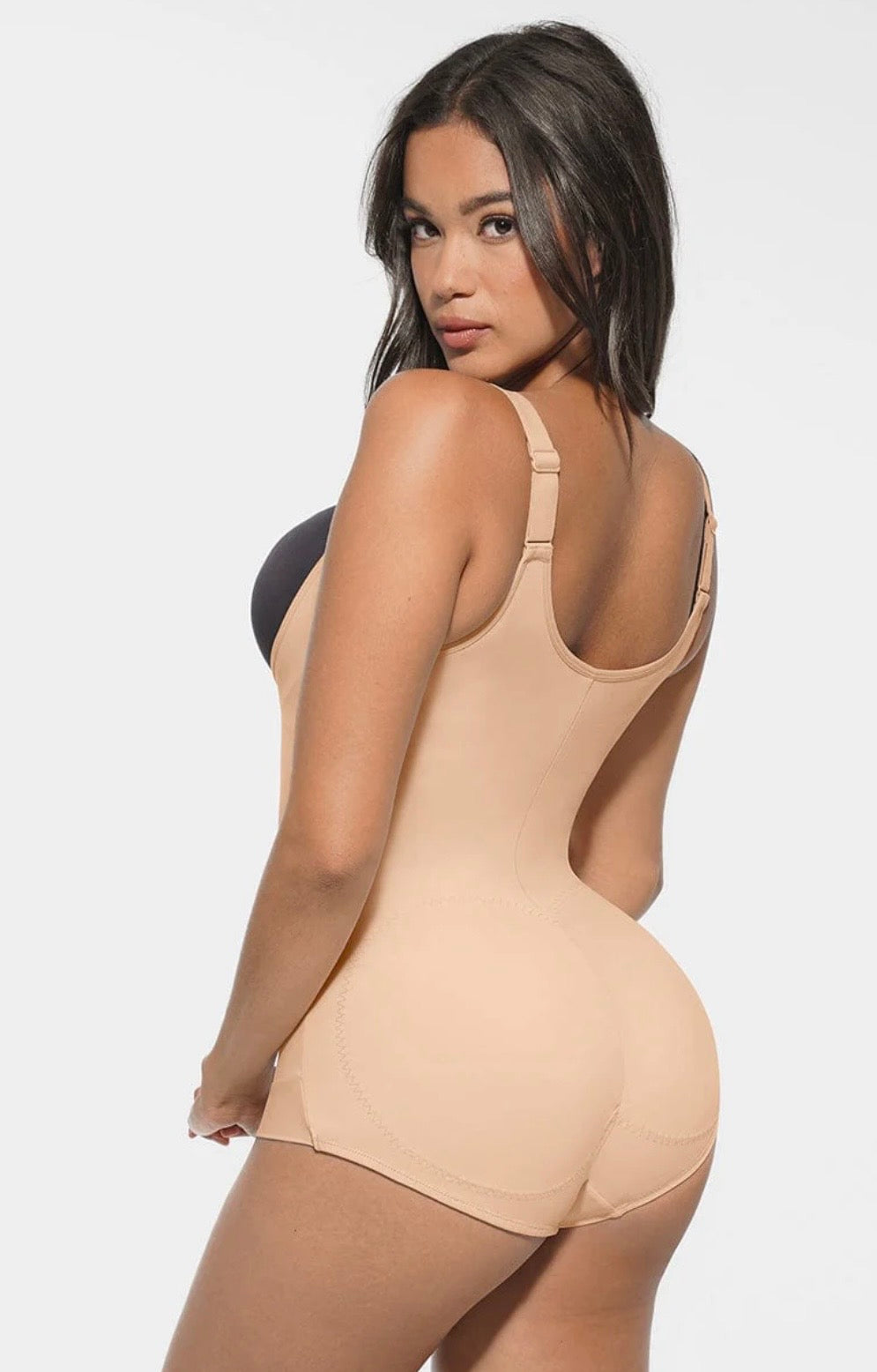 THE VALENTINA BODYSUIT - BEIGE