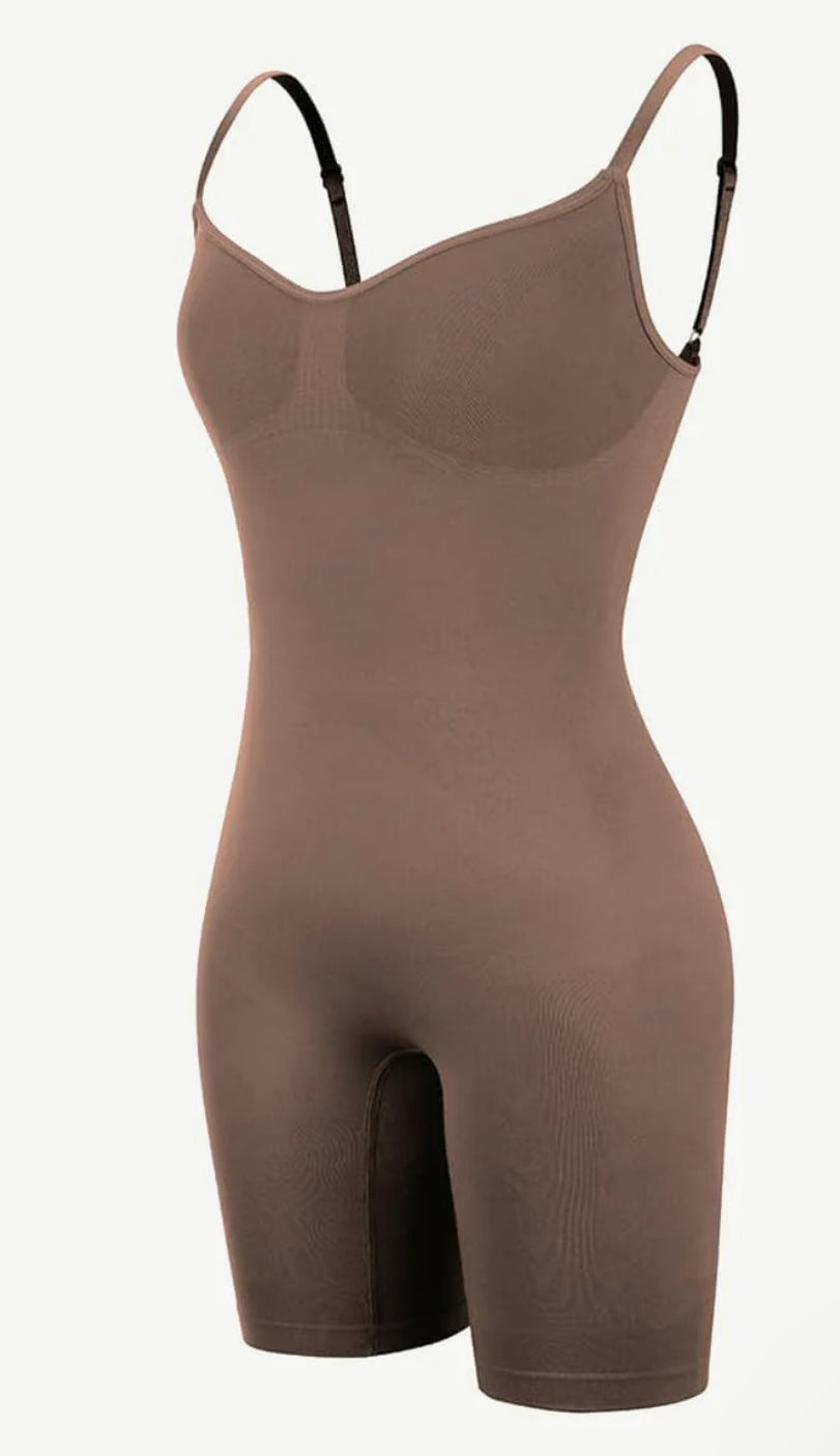 THE KIM BODYSUIT - BROWN