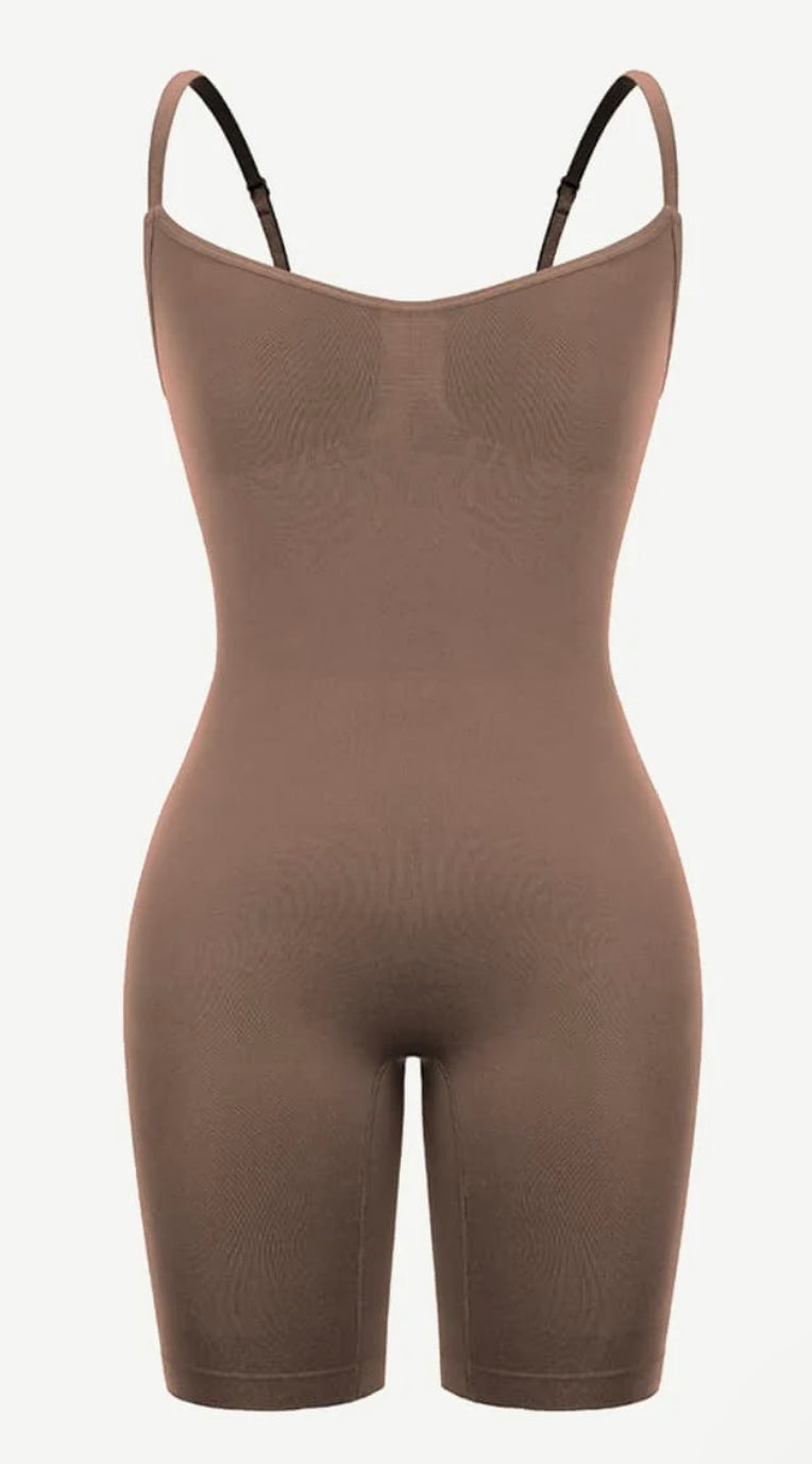 THE KIM BODYSUIT - BROWN