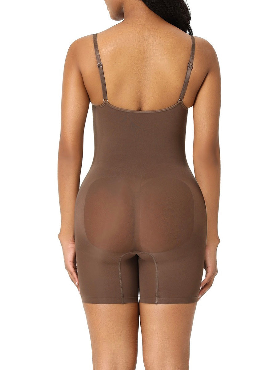 THE KIM BODYSUIT - BROWN