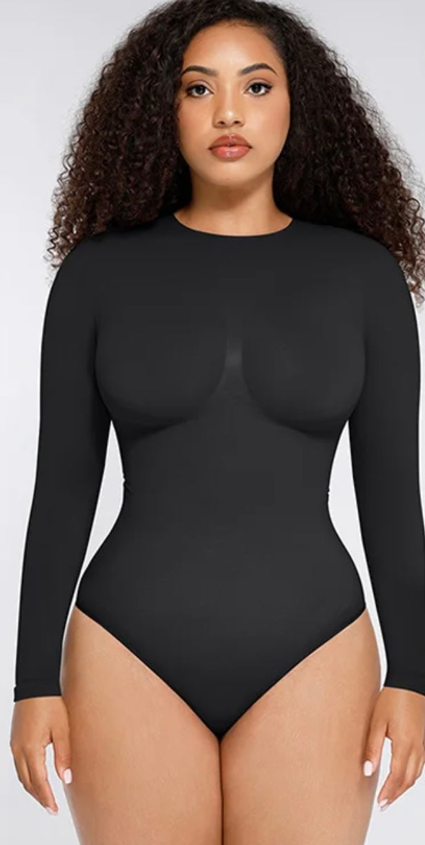 THE BELLA BODYSUIT - BLACK