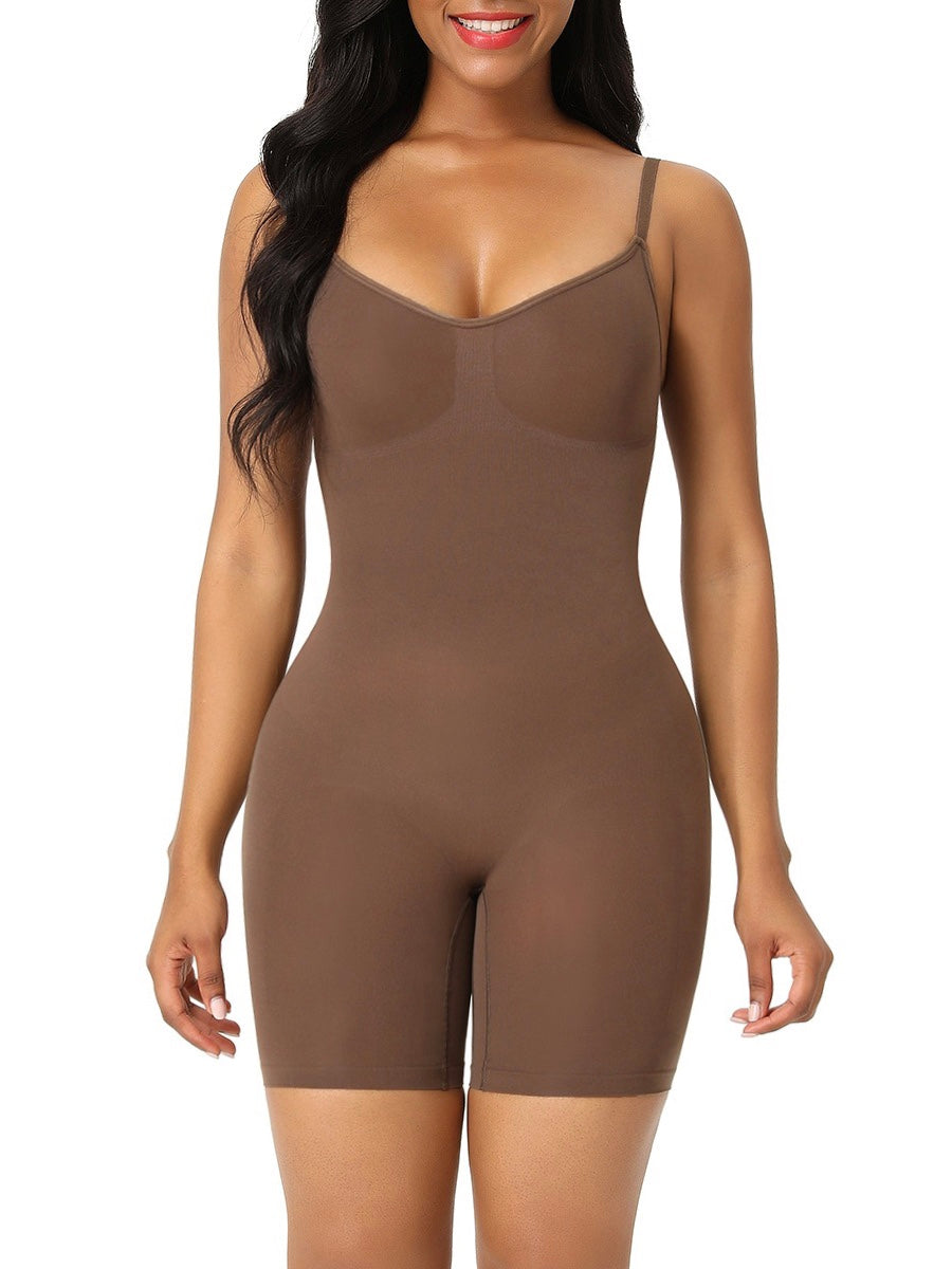 THE KIM BODYSUIT - BROWN