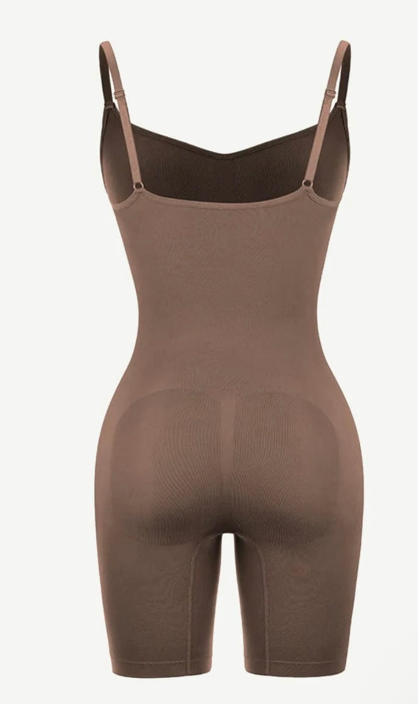 THE KIM BODYSUIT - BROWN