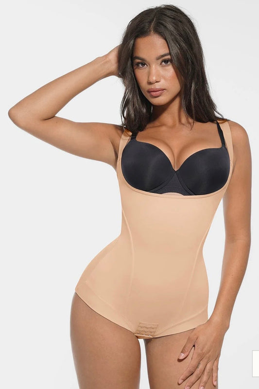 THE VALENTINA BODYSUIT - BEIGE